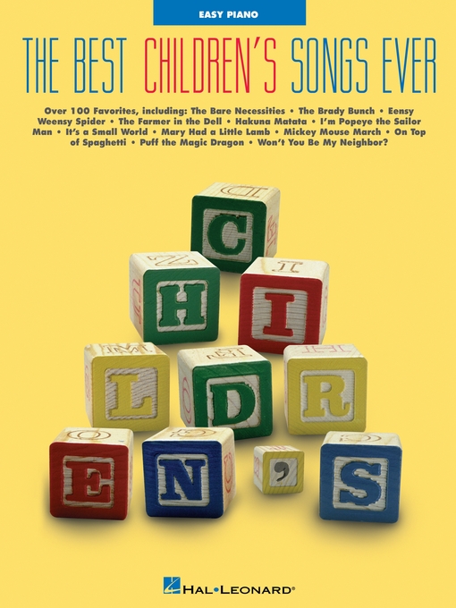 Détails du titre pour Best Children's Songs Ever (Songbook) par Hal Leonard Corp. - Disponible